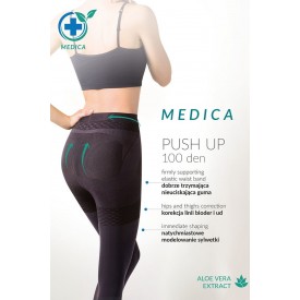 Утягивающие и корректирующие силуэт колготки Medica Push Up 100 den