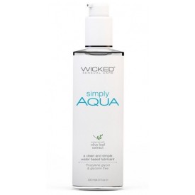 Легкий лубрикант на водной основе Wicked Simply AQUA - 120 мл.