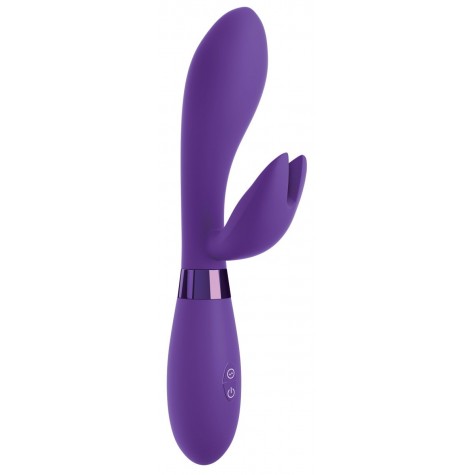 Фиолетовый вибратор-кролик #bestever Silicone Vibrator - 21,2 см.